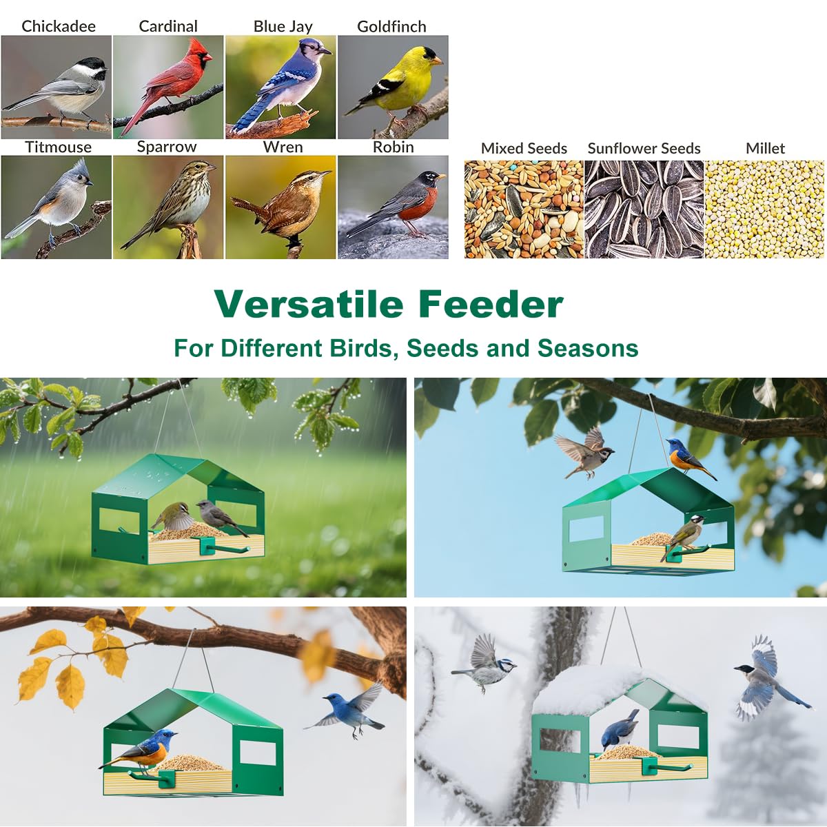 FANHAO bird feeder gift-ready packaging for nature lovers.