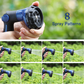 Ergonomic anti-slip rubber handle keeps a firm grip