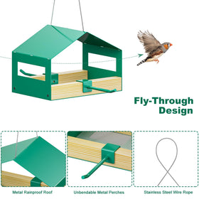 FANHAO garden feeder spot enhances birdwatching with open access.