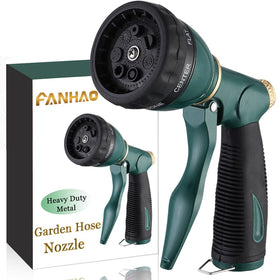 FANHAO heavy-duty metal body nozzle for long lasting watering.