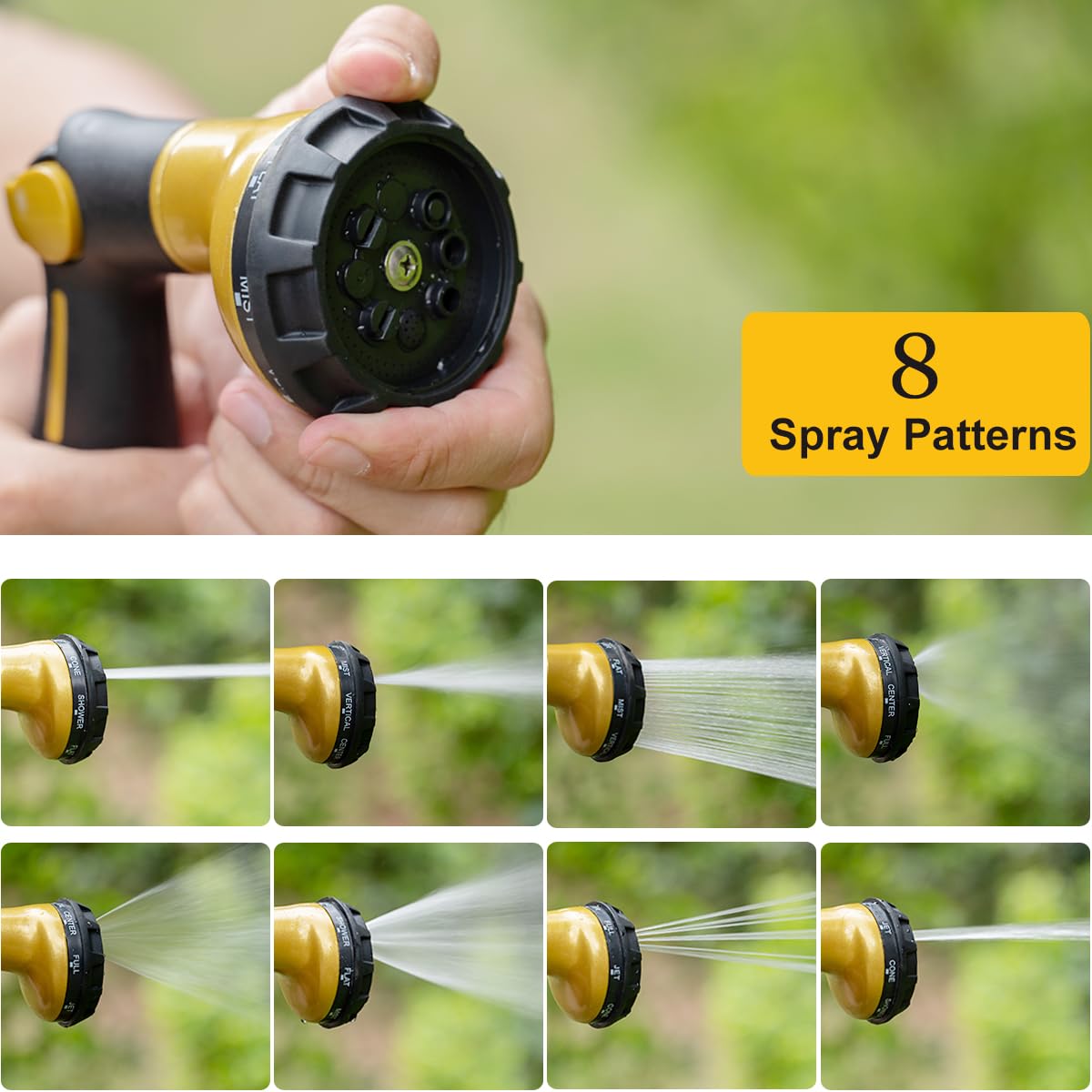 FANHAO non-slip rubber grip improves control when wet