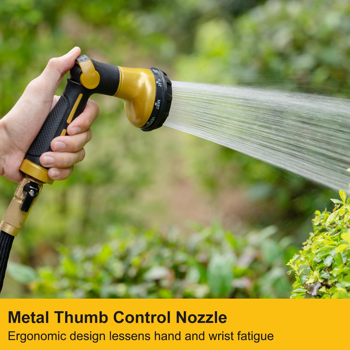 FANHAO thumb-control spray nozzle for easy one-handed use