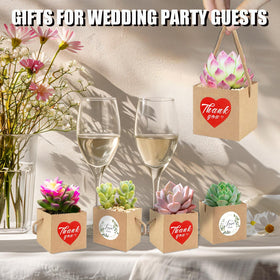 Fanjashn 40-pack set with bags and stickers for guest favors