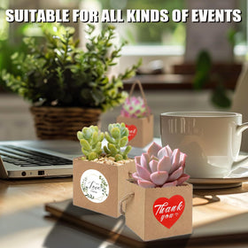 Fanjashn includes thank-you and Let Love Grow stickers for finishing touches