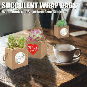 Fanjashn wrap bags with soft drawstring handle for comfortable guest carrying