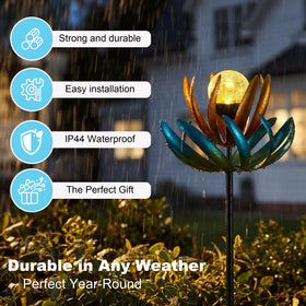 FANOAULEA lotus-inspired night light creates cozy garden atmosphere