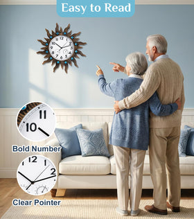 FANOAULEA clock assembly process is simple and quick