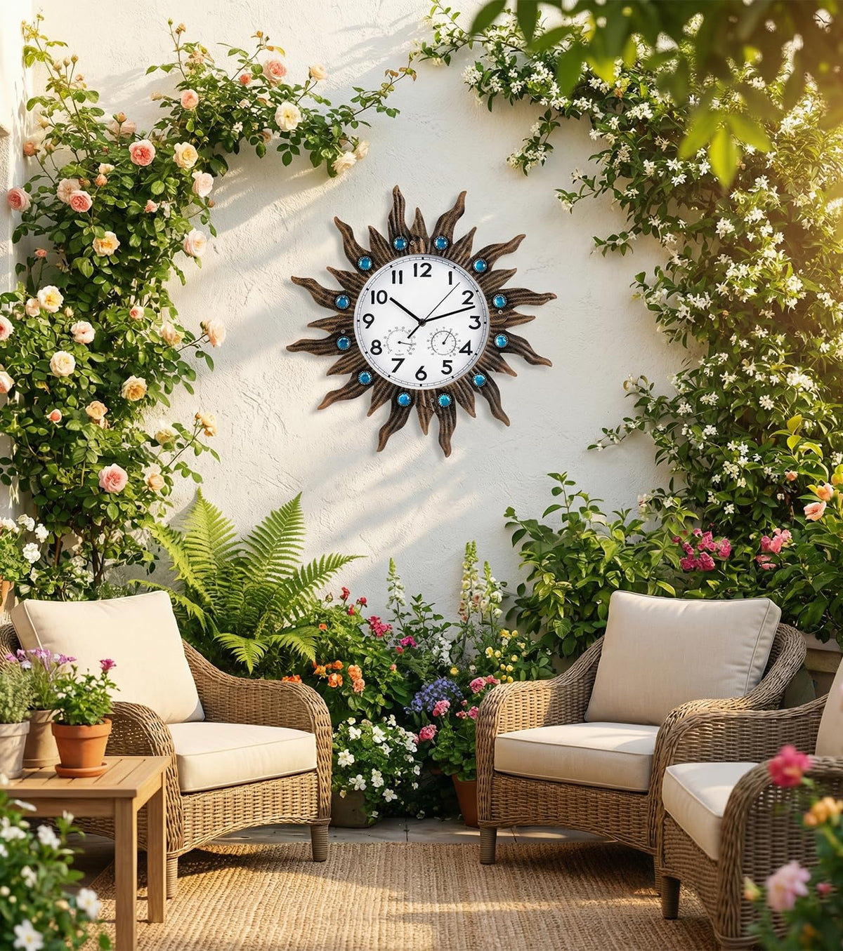 FANOAULEA sun clock makes a thoughtful gift for outdoor lovers