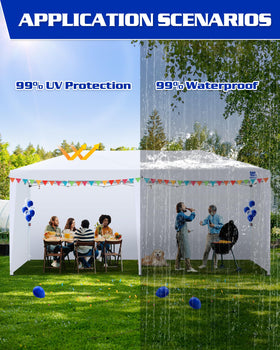 Fanpat 10x20 sidewalls fit most straight-leg canopies for easy setup.