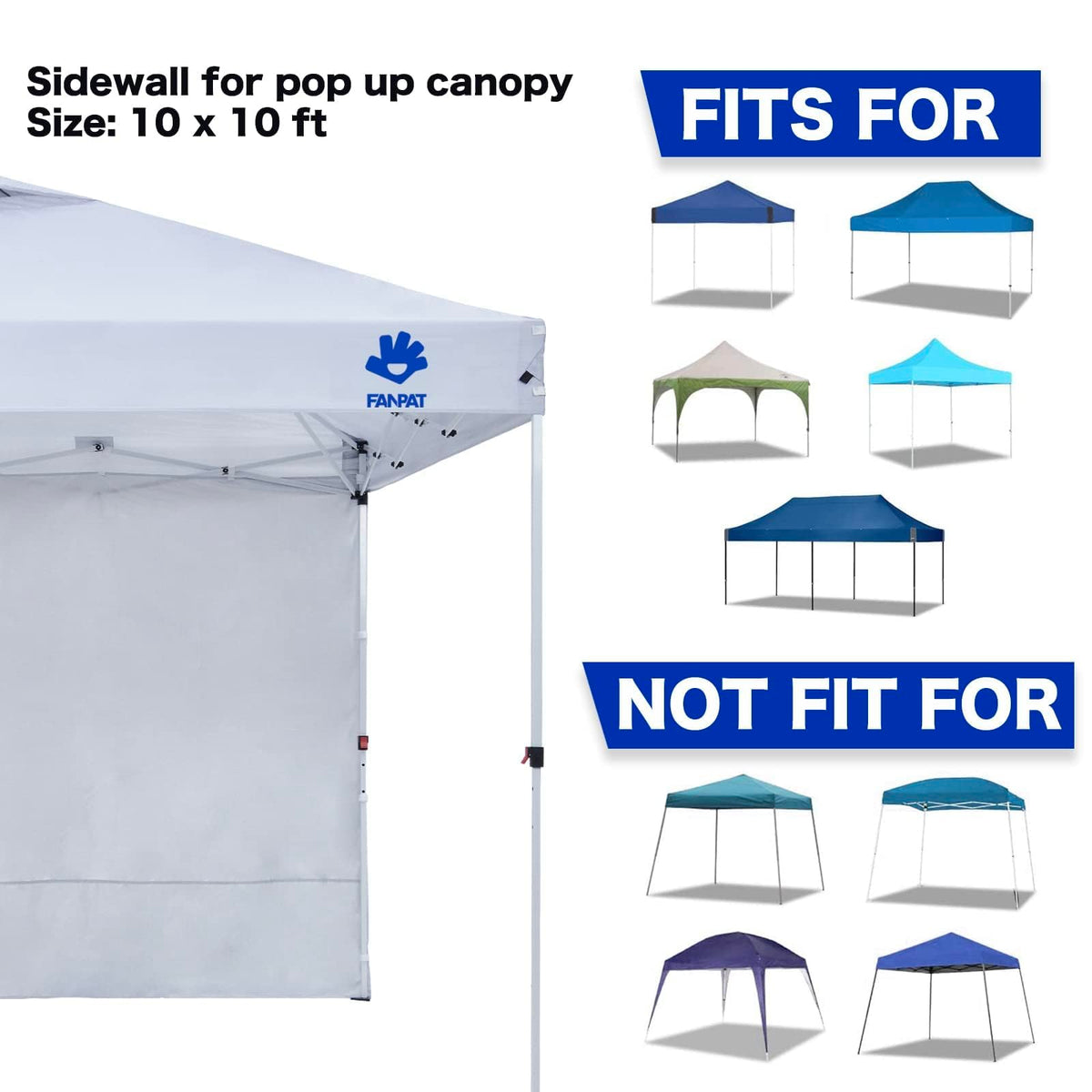Khaki fabric detail highlights durability for FANPAT sidewalls.