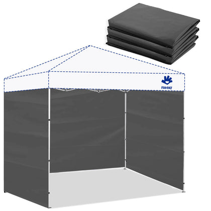 Fanpat sidewalls for 10x10 canopy - waterproof panel for outdoor shade.