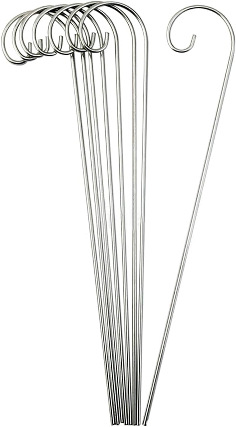 Fansoftiks 20cm plant label hook for clear garden labeling