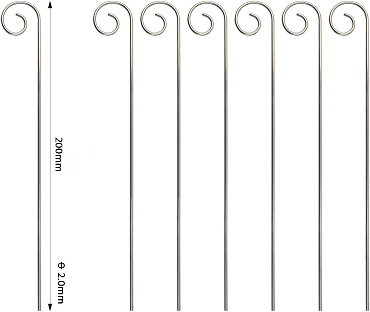 Fansoftiks durable-metal-plant-label-hook provides long-lasting outdoor labeling