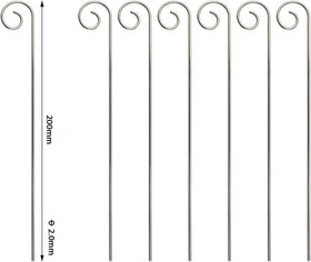 Fansoftiks durable-metal-plant-label-hook provides long-lasting outdoor labeling