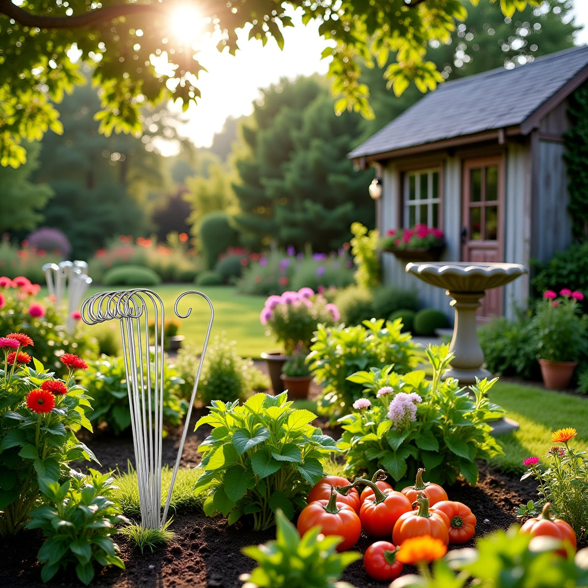 Fansoftiks plant-label-holder-in-ground enables direct plant identification in soil