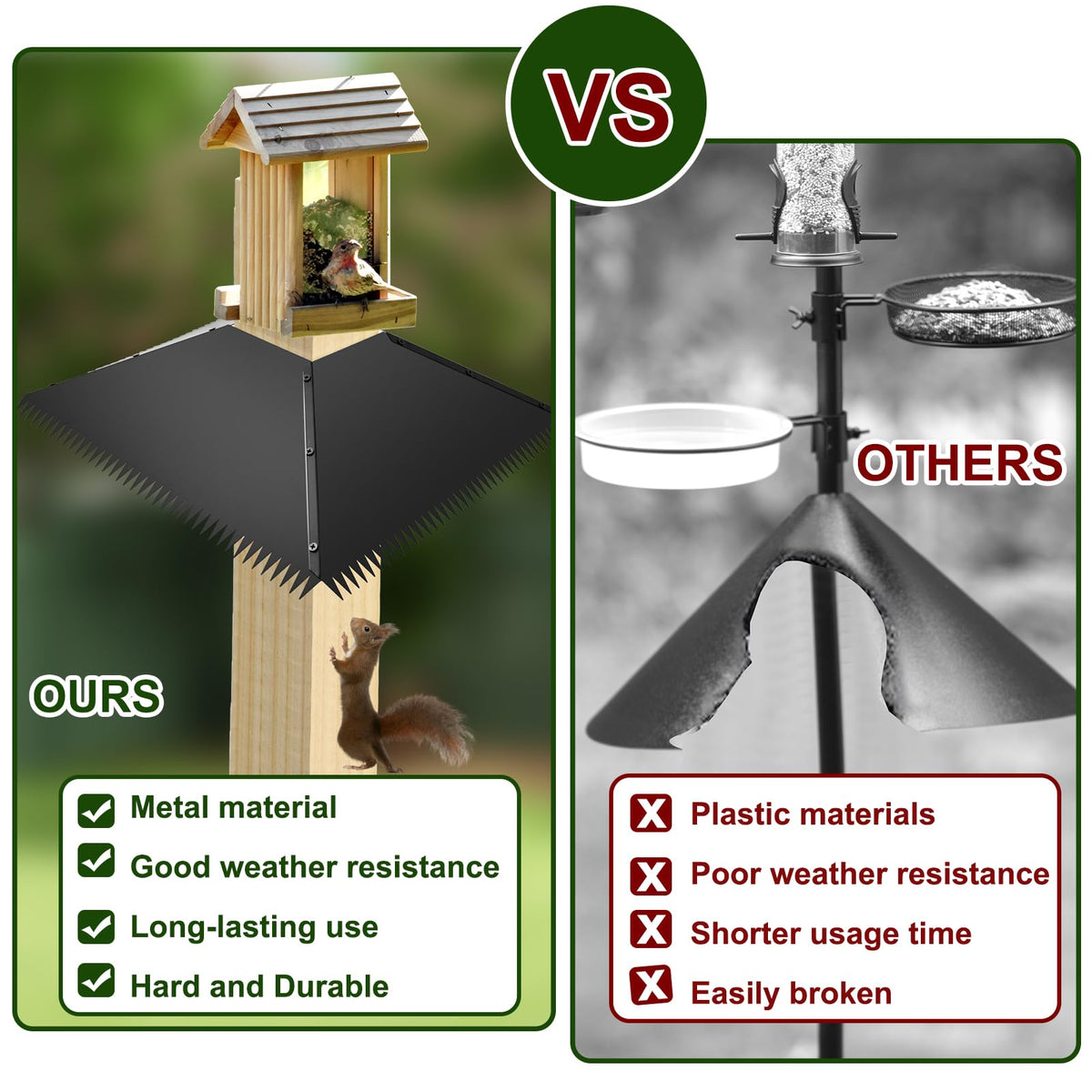 Fantang adjustable stopper adapts to 3.54–4.13 inch posts for versatility.