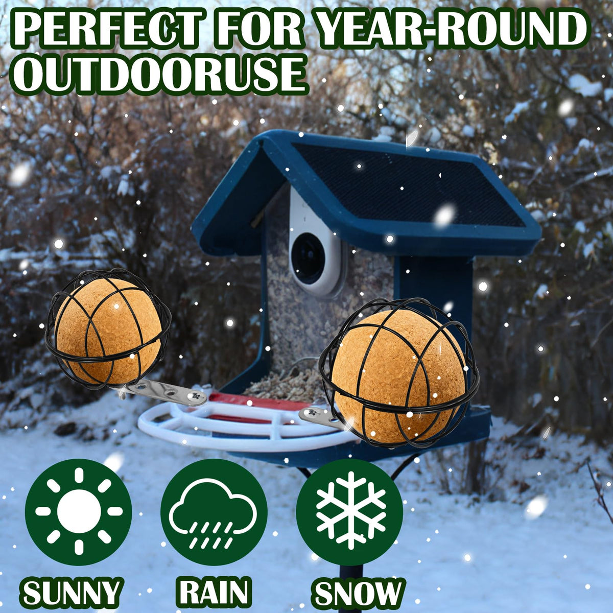 Fantang Bird Buddy compatibility enhances smart feeder integration.