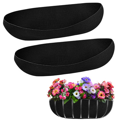 Fantang black window box liner for durable moisture control in planters