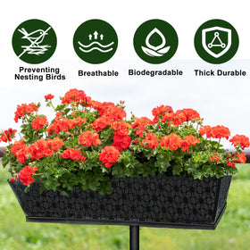 Fantang 6.5-inch depth liner supports root growth for vegetables and flowers.