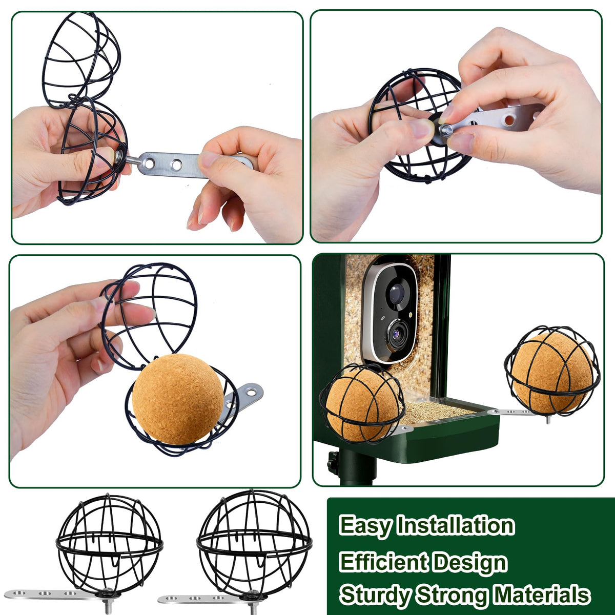 Fantang two perch extenders included for versatile bird access.