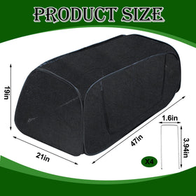 Fantang pop up sun shade observation window for easy garden checks.