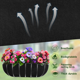 Fantang two-pack liners for window boxes ready to install.