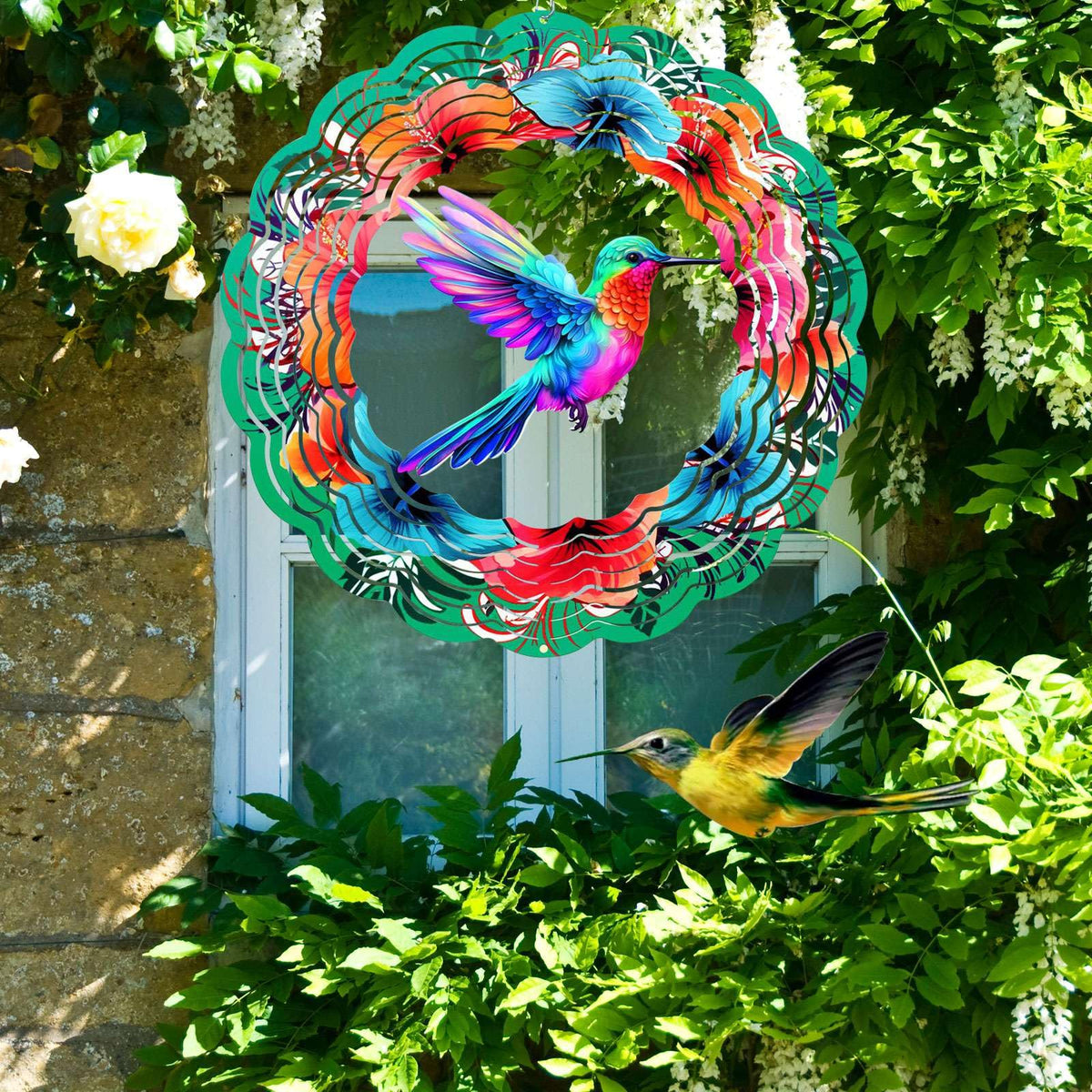FANTAART easy-install spinner hangs quickly and spins smoothly.