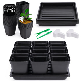 Fantasyon seed starter kit with 50 pots for organized propagation