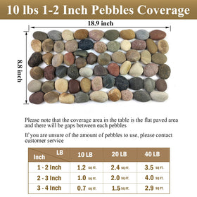 FANTIAN decorative rocks for walkways and pots create cohesive outdoor accents