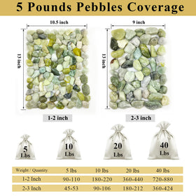FANTIAN decorative rocks for terrariums and candle displays.