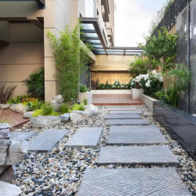 FANTIAN garden stones outdoor decor suitable for pathways and borders.