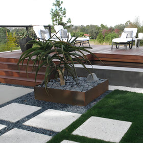 FANTIAN fire pit perimeter stones create a natural boundary.