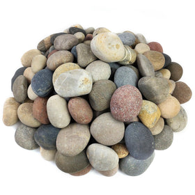 FANTIAN Mexican beach pebbles 40lbs for durable garden paths with natural color.