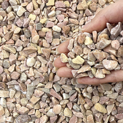 FANTIAN pea gravel 3-8 inch pebbles for indoor planters add natural texture and drainage