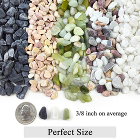 FANTIAN pea gravel planters decor enhances vases and bowls with subtle color