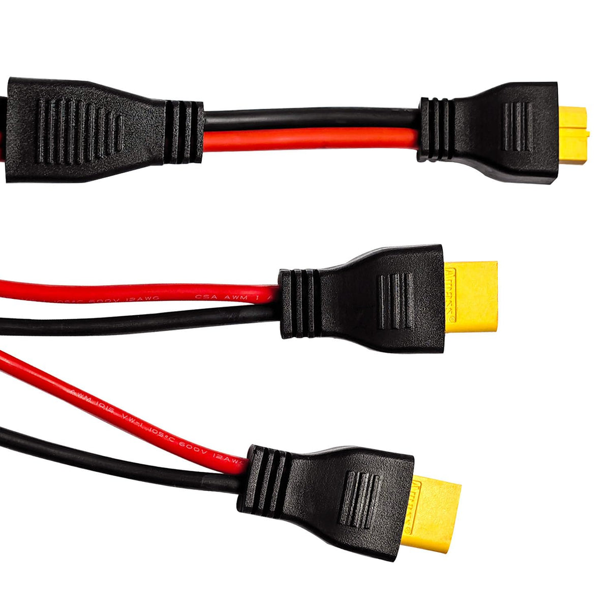 Faoyliye XT60 tinned copper connectors for low resistance