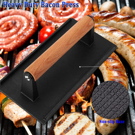 Fapinuky hamburger press patty maker shapes burgers evenly for consistent grilling