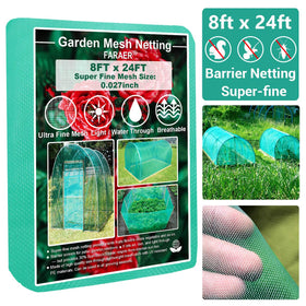 FARAER garden netting over raised beds protects crops while remaining breathable
