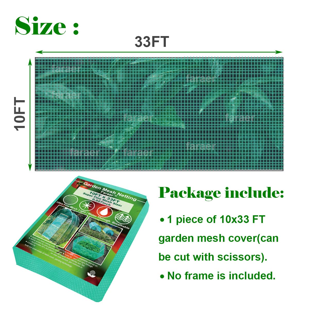 FARAER grow-tunnel setup with hoop supports demonstrates easy, flexible coverage.