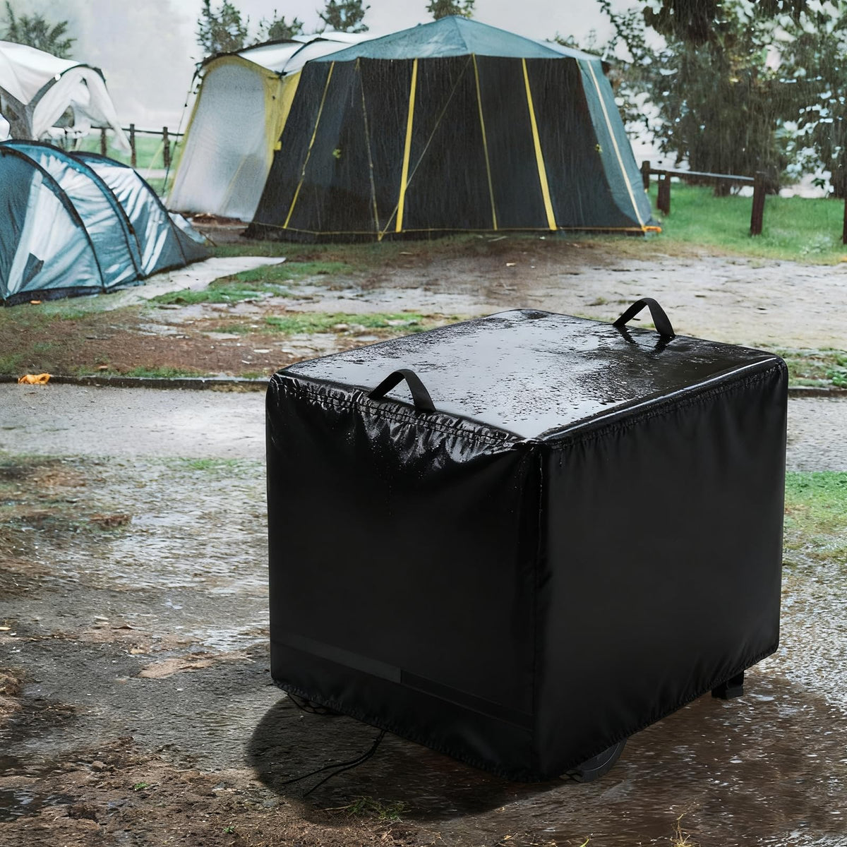 Farafox outdoor storage cover minimizes dust and moisture exposure.