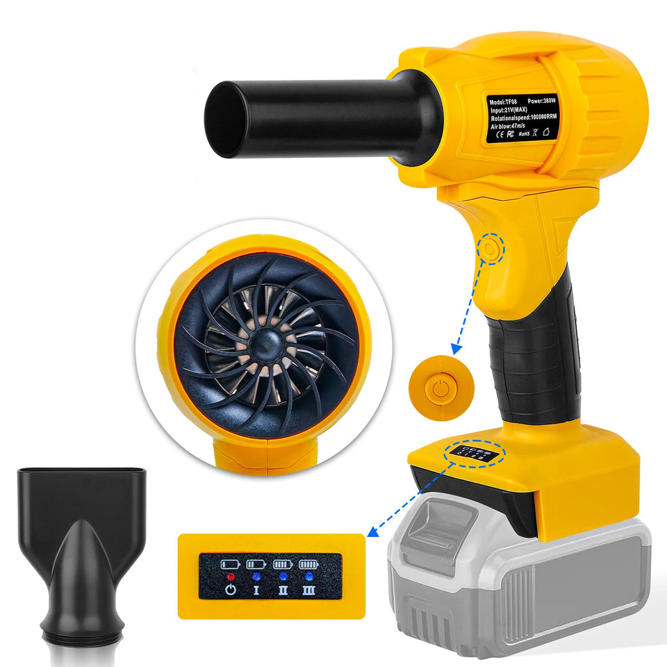 Fargarloo leaf blower compact-design enables one-handed operation
