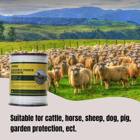 Farmily five stainless steel conductors provide strong conductivity across the tape.