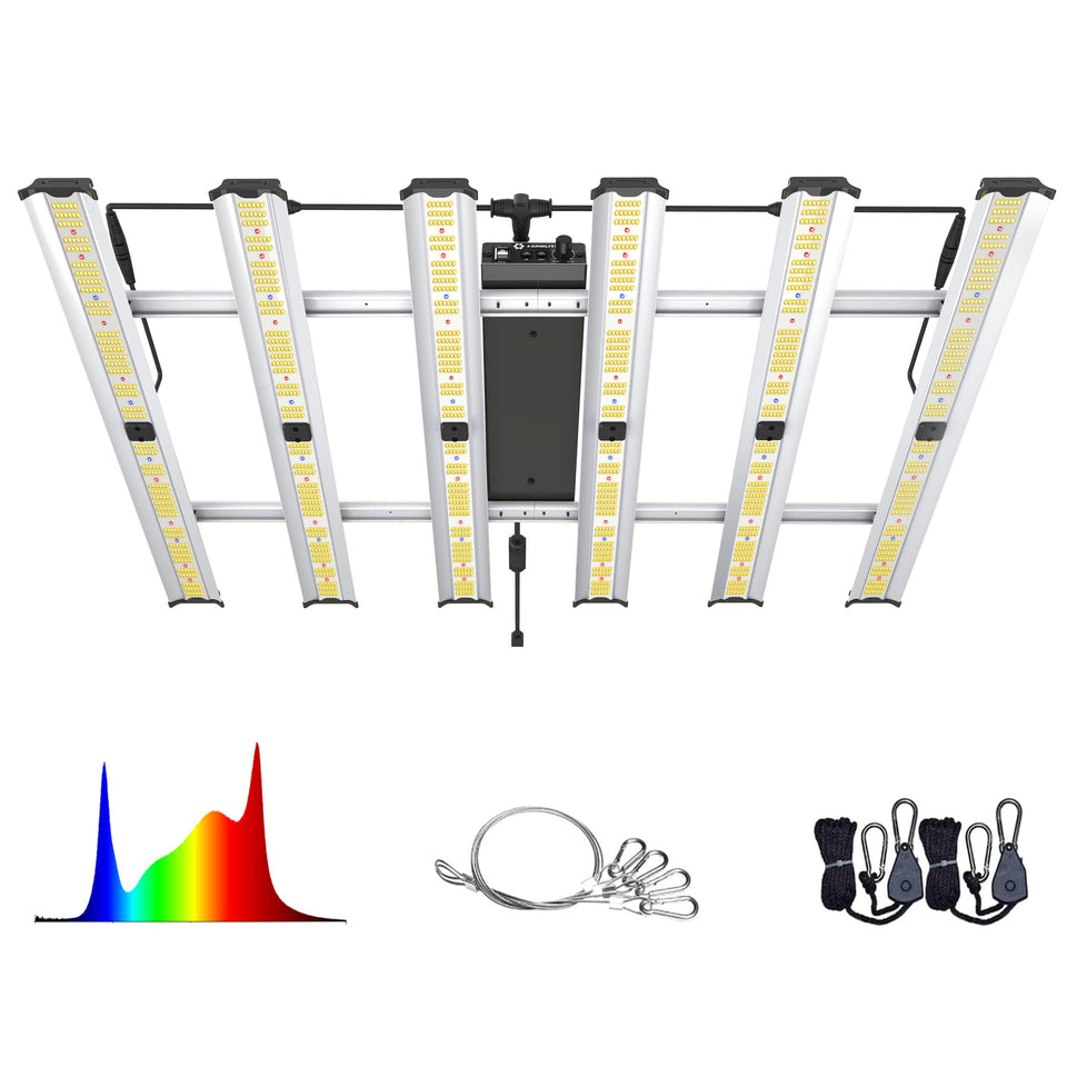 FARMLITE grow light with daisy-chain dimming for scalable indoor gardens