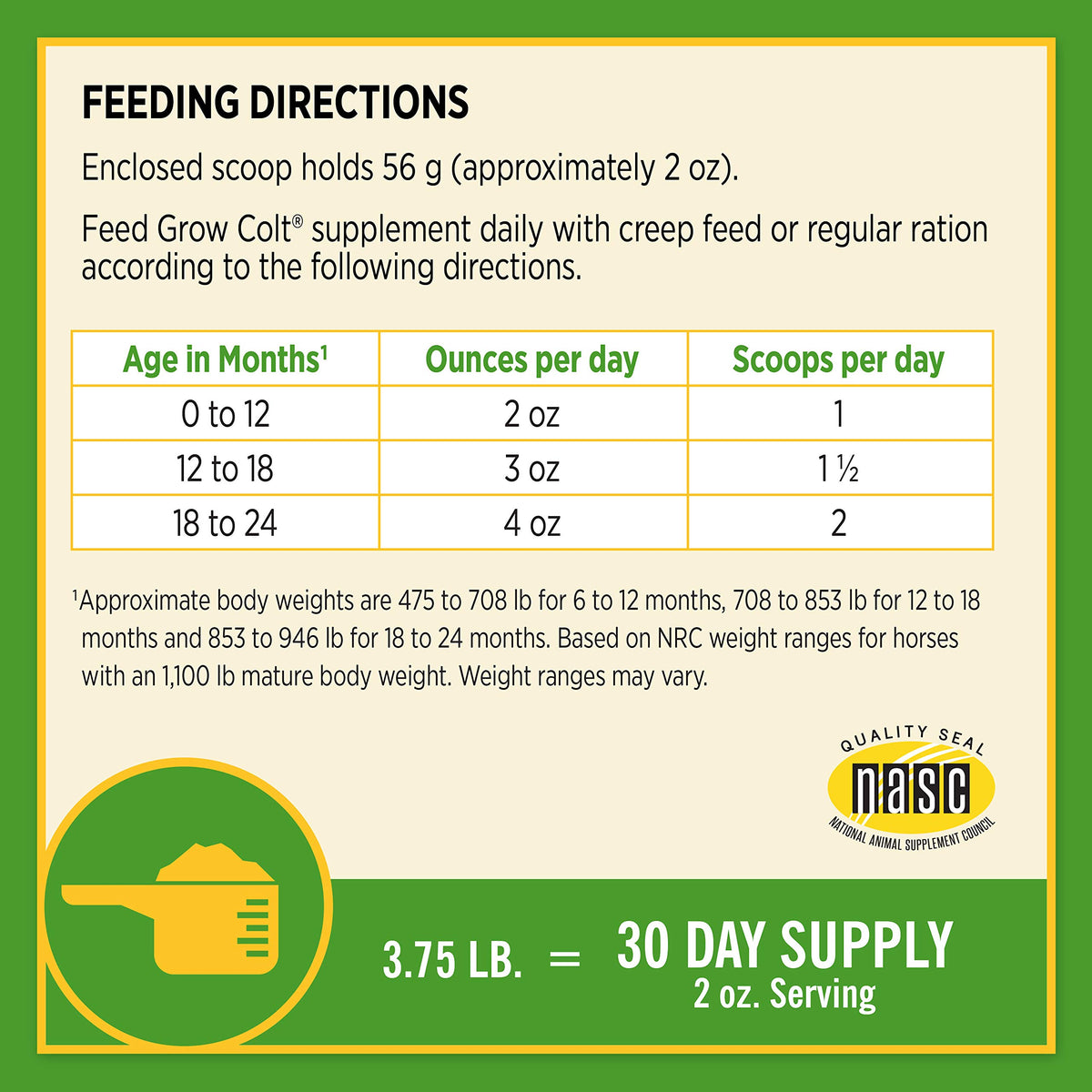 Farnam Grow Colt supplement promotes immune system support in foals