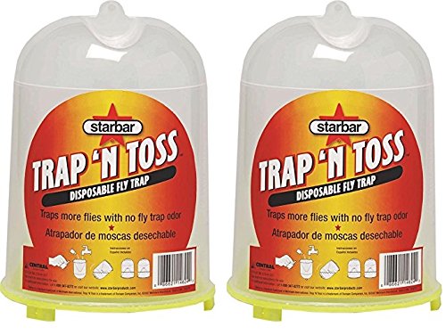 Farnam Starbar 14624 Trap N Toss fly trap for quick outdoor control.