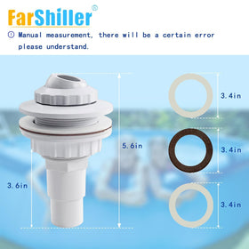 SP1023 inlet connection with secure 1-1/2 inch FIP threads for leak resistance.