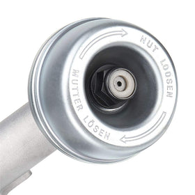 Farwind gearbox head square holes and shaft interface for secure fitting.