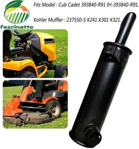 Fascinatte Cub Cadet tractor muffler replacement for quieter mowing sessions