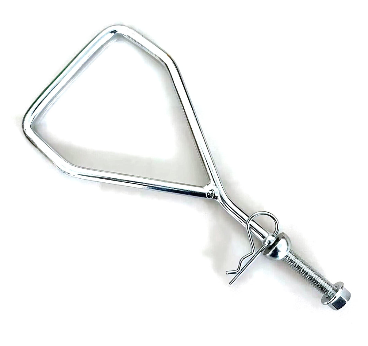 Fascinatte M146774 deck hanger arm front view for John Deere, adjustable deck support