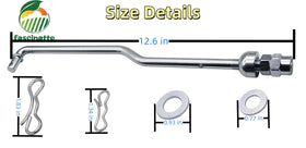 Fascinatte Front Deck Lift Suspension compatibility chart highlights broad mower fit.
